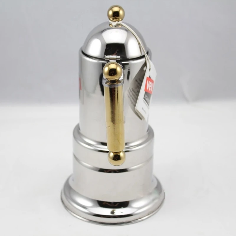 Stainless Steel Moka Pot / Aluminum Material Filter Cartridge Mocha