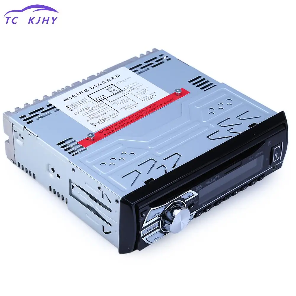 Авто In dash 1 Din 12v стерео Fm радио Mp3 аудио плеер Поддержка Usb Dvd Музыка Cd Aux микрофон с