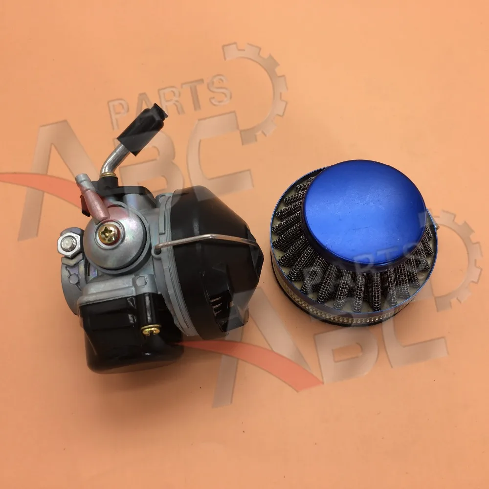 Прочный гоночный Карбюратор с воздушным фильтром для 49cc 50 60 66 80cc 2-тактный