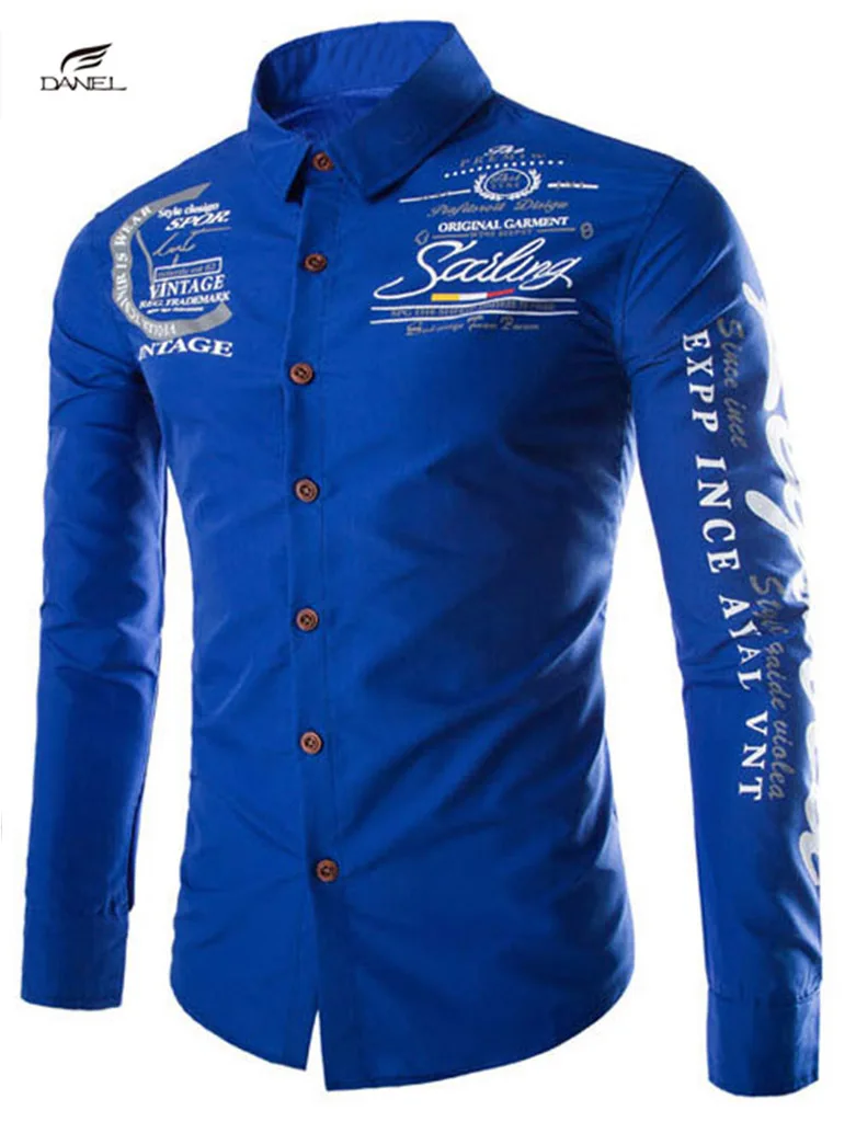 2016 Brand New Men Shirt Male font b Dress b font Shirts Men s Fashion Casual