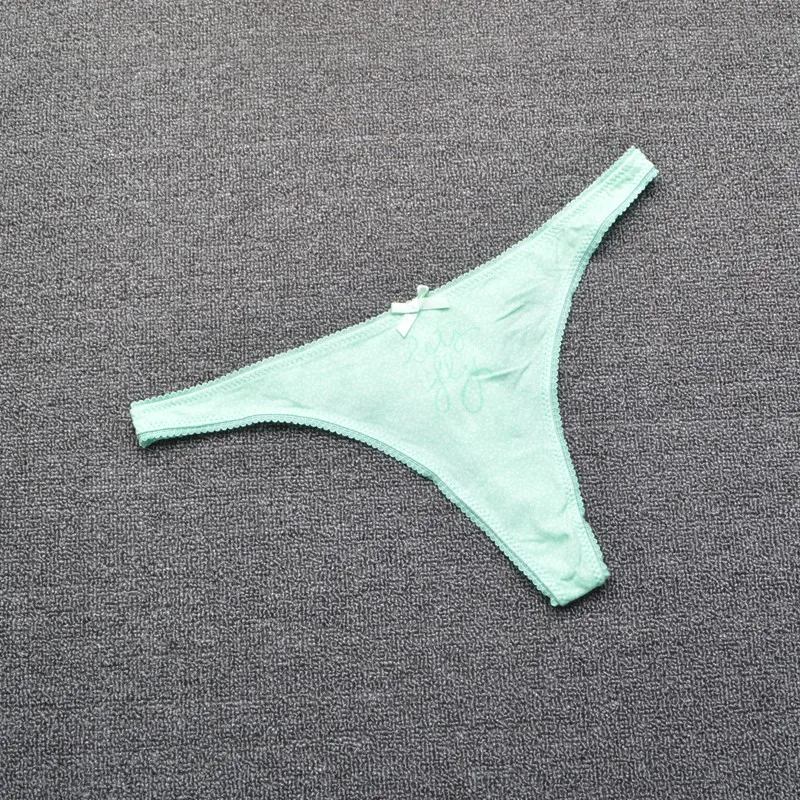 Sexy G String Cotton Women Panties Thong T-back Ladies Bikini Fashion Print Female Underwear Briefs Lingerie 1 Piece FUNCILAC