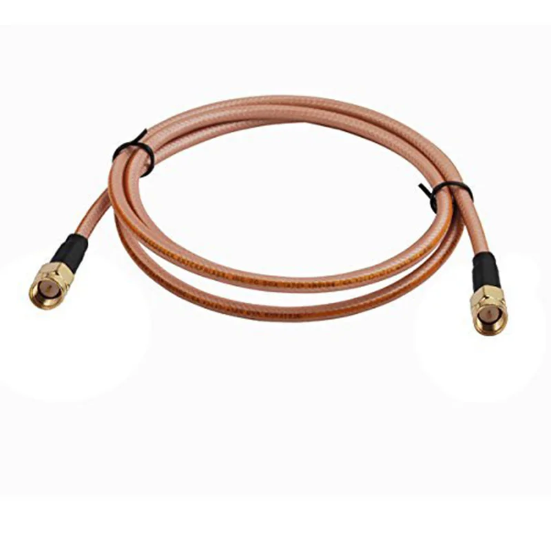 

5M SMA Male Plug to SMA Male Plug RF Coaxial Cable Assembly RG400 Pigtail Cable Higher Performance Low Loss Pigtail Cable