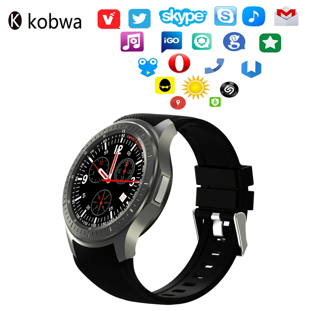 

3G Smart Watch DM368 MTK6580 Quad Core 8GB ROM Bluetooth 4.0 Smart Watches Push Message Passometer Sleep Tracker For Android IOS