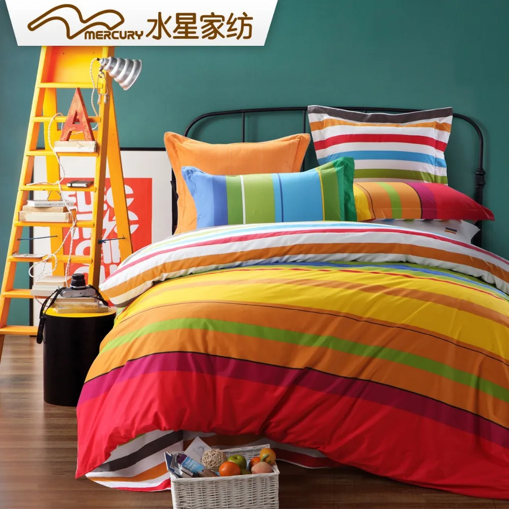rainbow dot bedding