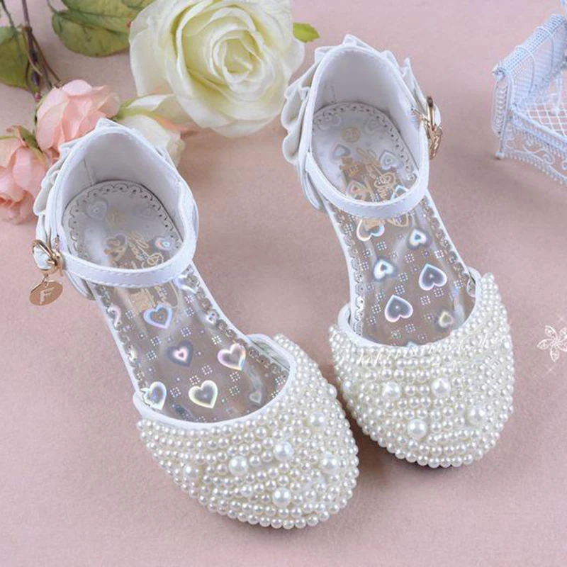 wedding sandals for flower girl