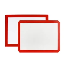 Силиконовый антипригарный коврик для выпечки, коврик для выпечки, кондитерские инструменты, коврик для раскатки теста, большой размер для торта, печенья, макарон