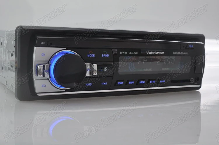 Bluetooth Handfree Автомобильный Радио MP3 аудио плеер FM/USB/SD/Aux In 1Din In Dash 12 в стерео пульт дистанционного управления Автоэлектроника сабвуфер