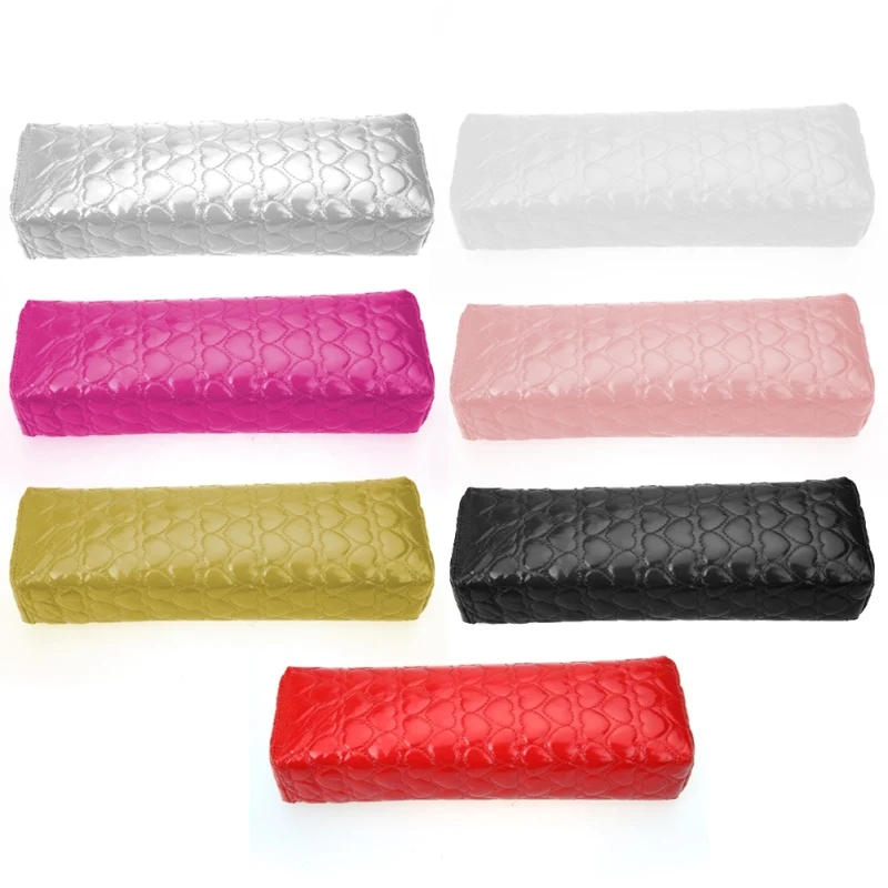 

7 Color Nail Art Pillow for Manicure Hand Arm Rest Pillow Cushion PU Leather Holder Soft Manicure Nail Tool Equipment
