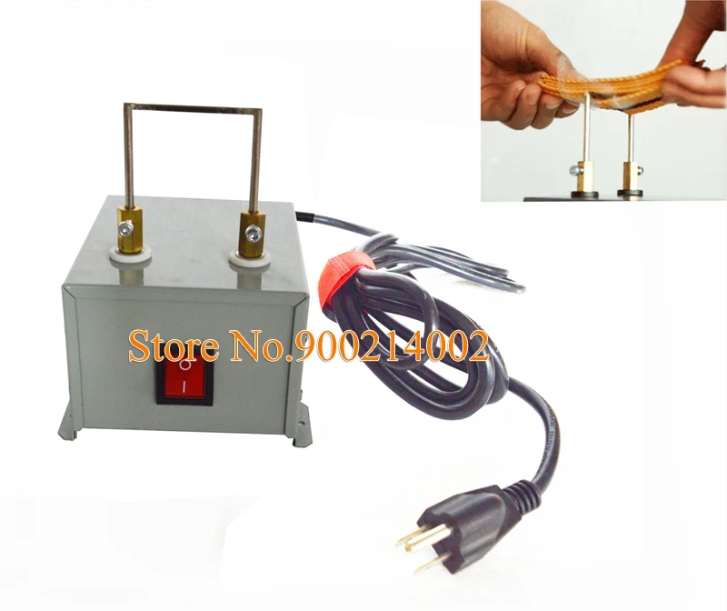 

110V/220V Ribbon Hot Knife Rope Foam Cutter Electric Heating Knife Melting Cutting Machine Manual Placed Cutting Nylon Melt Tool