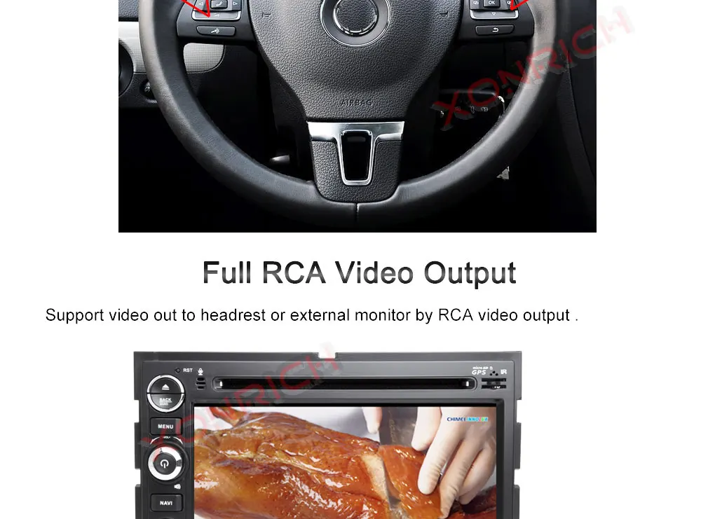 Best Car Multimedia player  Android 8.1 Autoradio CAR DVD player For FORD/F-150/Mustang/Explorer/Kuga/Edge Radio FM wifi 3G BT 17