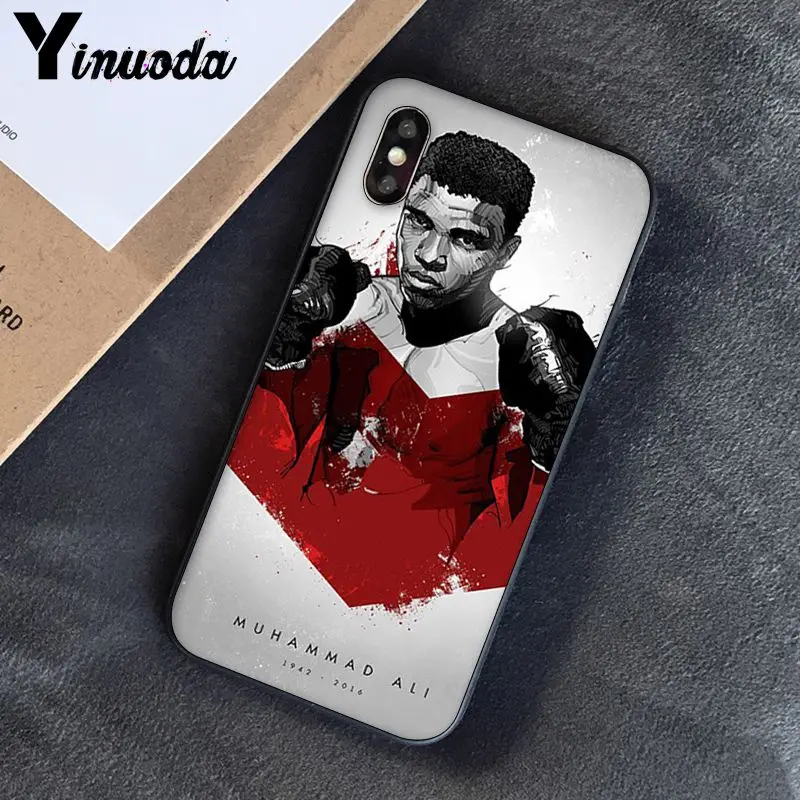 Yinuoda Muhammad Ali бокс Чемпион Новинка чехол для телефона Fundas чехол для iPhone 8 7 6 6S 6Plus X XS MAX 5 5S SE XR Fundas Capa