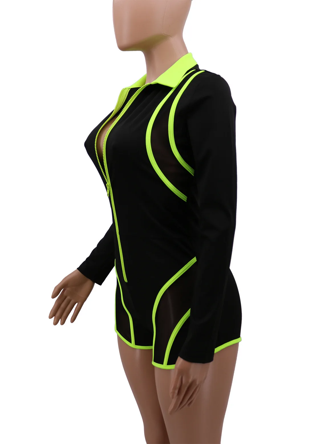 Летние сетчатые черный Боди комбинезоны, женский комбинезон женский Комбинезон тела mujer шорты в уличном стиле сексуальный комбинезон для женщин костюм