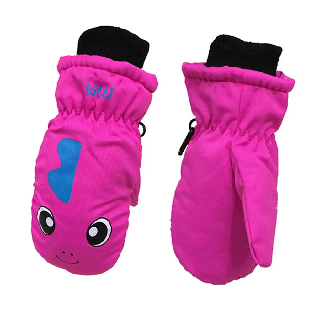 

Children's Waterproof Winter Warm Gloves lovely Girls Boys Ski Gloves Snowboard Gloves Motorcycle Windproof Sports Gloves