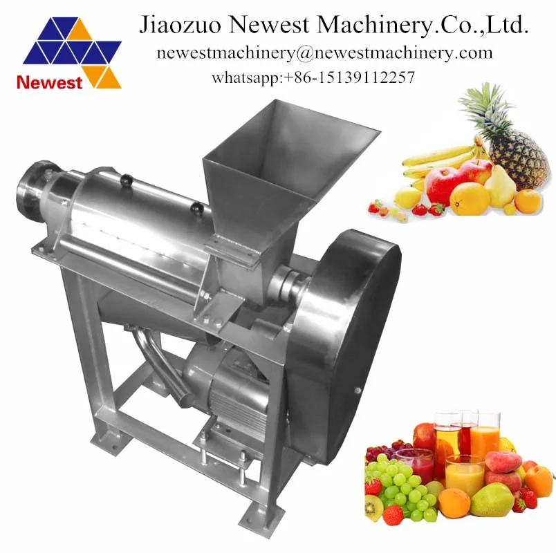 0.5T /H Commercial Industrial Stainless Steel Spiral Screw Cold Press