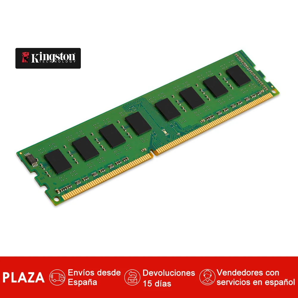 

Kingston Technology System Specific Memory 4GB DDR3 1600MHz Module, 4 GB, 1 x 4 GB, DDR3, 1600 MHz, 240-pin DIMM, Verde