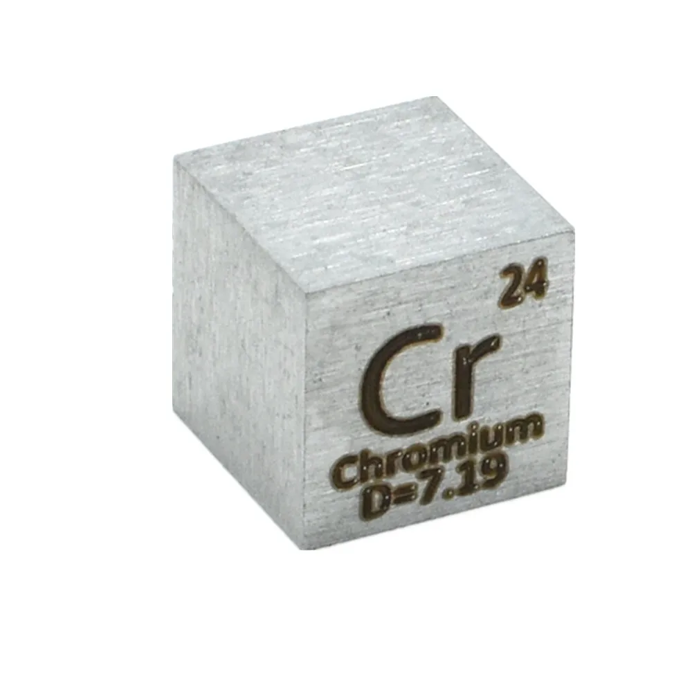 

Chromium Metal Block for Element Collection Cr Density Cube High Purity Hand Made DIY Hobbies Crafts Display Metalic Strips