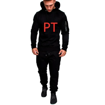 

PT Fashion Men's Car Logo Commission Spring Sportswear Hoodies Sets Suit Sweatshirts Man Jackets Tracksuits Solid Color Pullover
