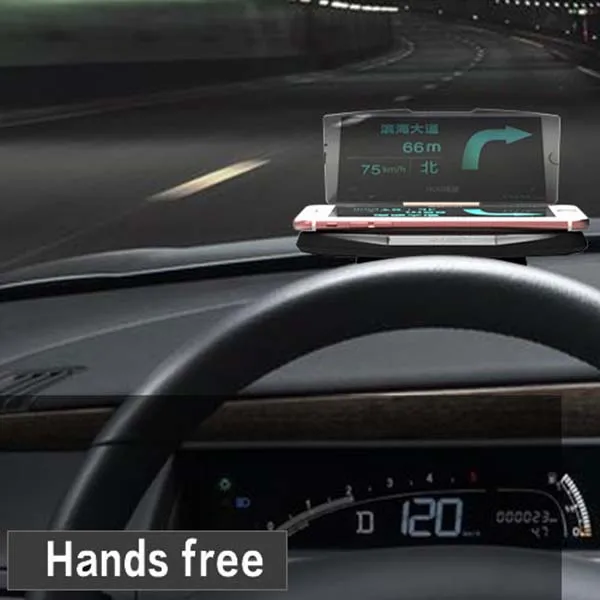 HUD мобильный навигационный стенд/Автомобильный дисплей(HUD) стенд-смартфон Поддержка навигационной системы