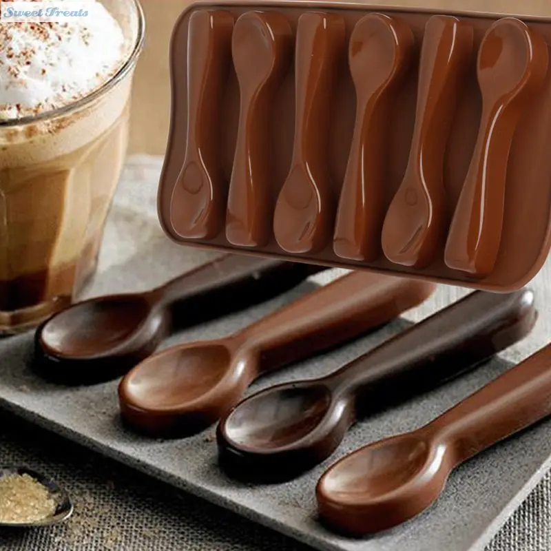 Sweettreatsilicone набор для выпечки с шоколадом пресс-форм шоколадное печенье Форма для конфет, желе выпечки формы из силикона ложка для печенья пресс-формы для выпечки
