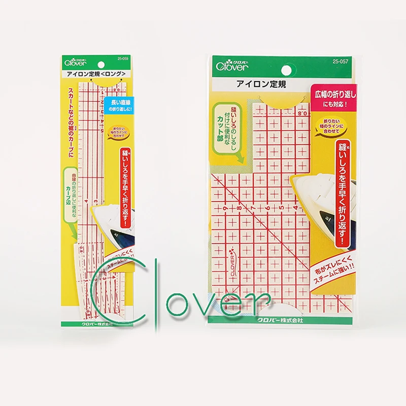 

Japan CLOVER Patchwork Hot ironing control ruler 25-057/059 sewing Tools knitting accessories