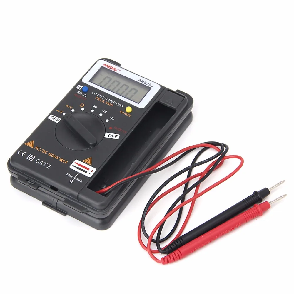 

AN8203 Digital Multimeter DC AC Voltage Resistance Capacitance Tester Voltmeter Test Tools