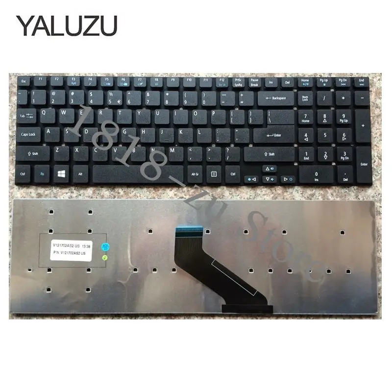 

YALUZU US English Keyboard No Frame for Aspire E 15 ES1-512 ES1-520 ES1-521