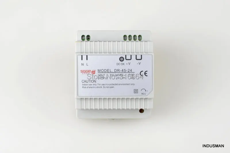 DR45 24 45 Вт В 2 а din рейка с одним выходом переключатель мощности supplyac dc конвертер