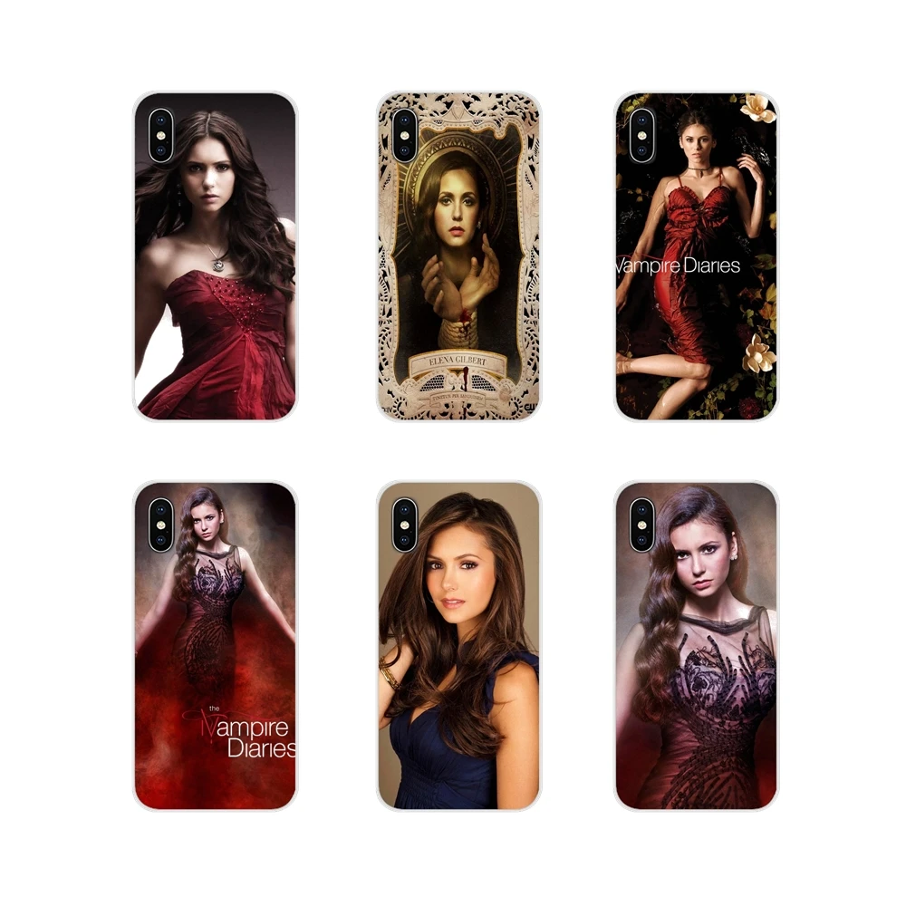 

the Vampire Diaries Elena Gilbert For Samsung Galaxy A3 A5 A7 A9 A8 Star A6 Plus 2018 2015 2016 2017 TPU Transparent Cases Cover