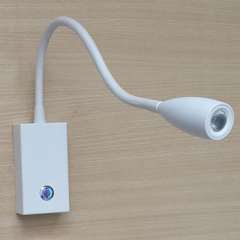 

Topoch LED Dimming Reading Light with Touch on/off/Dimmer Switch Neat Exquisite Elegant Invisible Mounting Bracket Screws