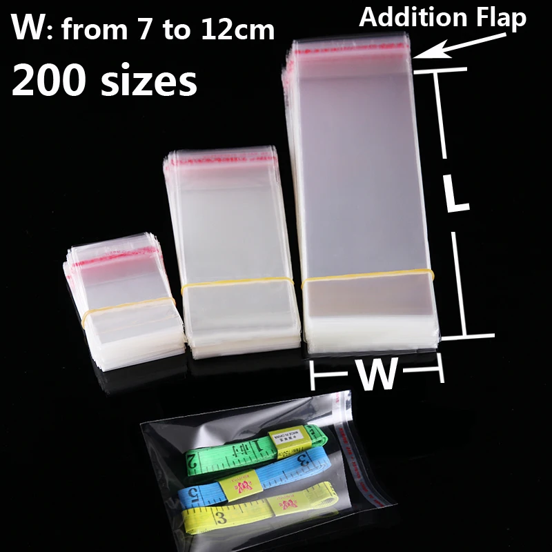 Us 15 11 20 Off Transpa Self Sealing Small Plastic Bags For Cookies Adhesive Cello Cellophane Bag Clear Candy Packaging Opp Package In