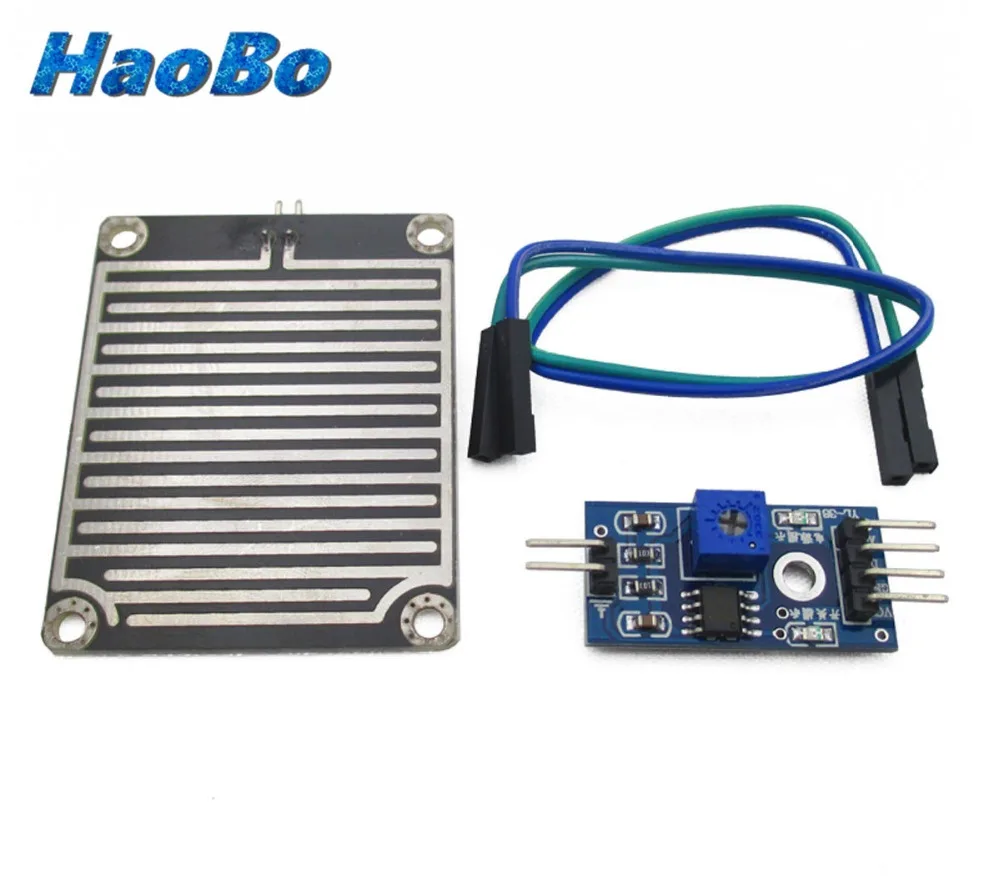 2PCS Raindrops Detection Sensor Module Rain Weather Module Humidity For ...