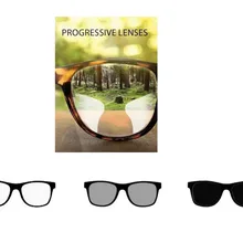 1,56 индекс свободной формы Мультифокальные Прогрессивные Линзы Солнцезащитные очки фотохромные очки для близорукости и пресбиопии внутренний прогрессивный ev1510