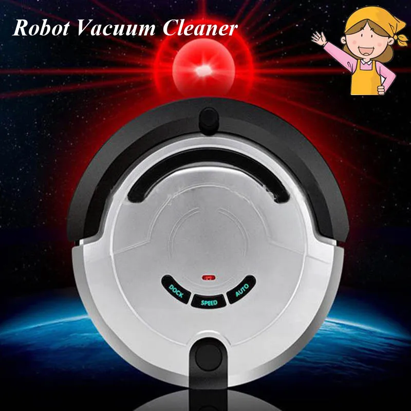26W Intelligent Household Ultra-Thin Robot Smart Efficient Automatic Planned Type Vacuum Cleaner KRV209