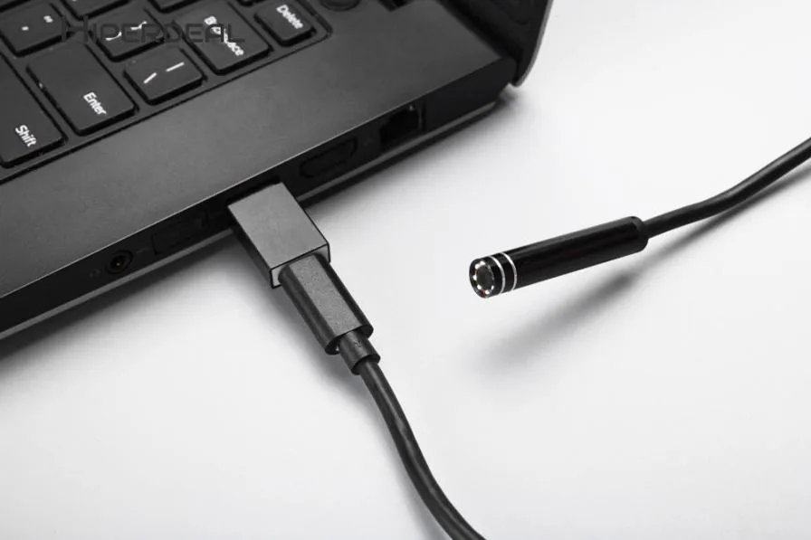 HIPERDEAL Новый Android USB / TYPE C эндоскоп осмотр 5 мм камера 8 светодиодный IP67