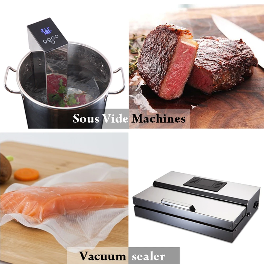 Вакуумный упаковщик ITOP 2 шт. + пищевые процессоры Sous Vide погружная плита вакуумная
