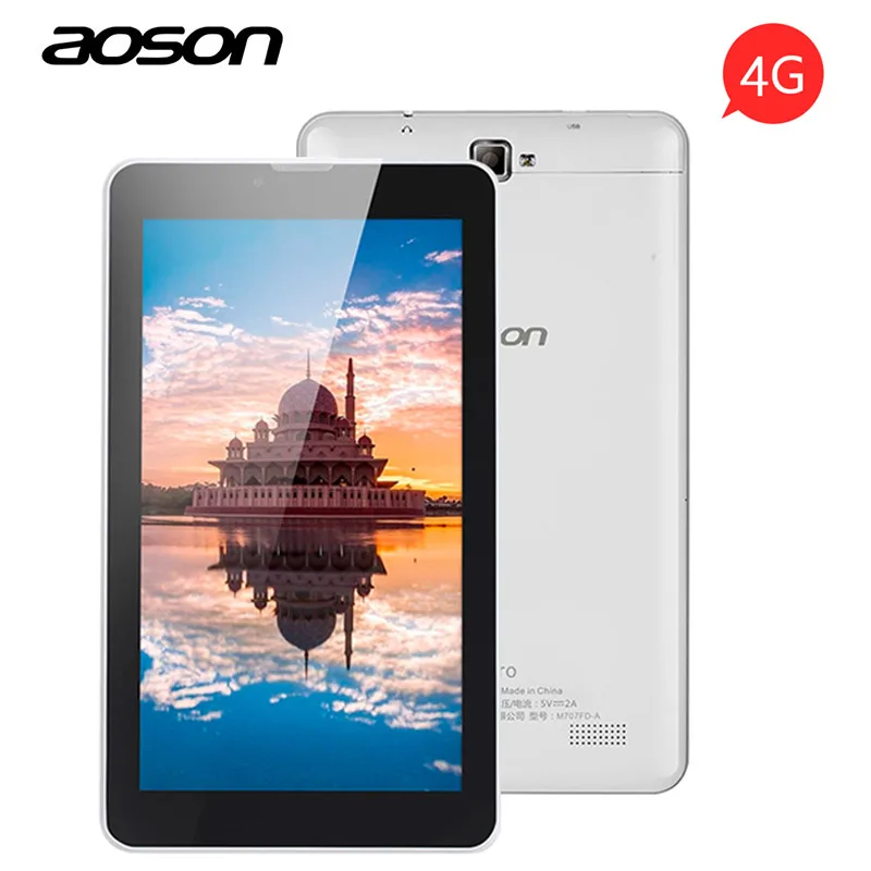 Aoson S7 PRO 7 inch 4G Phone Call Tablets PC 1GB+8GB Android 6.0 Dual SIM Card WiFi Bluetooth Phablet 1024*600 IPS mini Tablet
