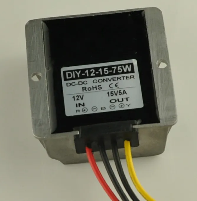 Waterproof DC-DC Boost Step-up Converter Volt Regulator DC12V 24V To 48V 60V Car