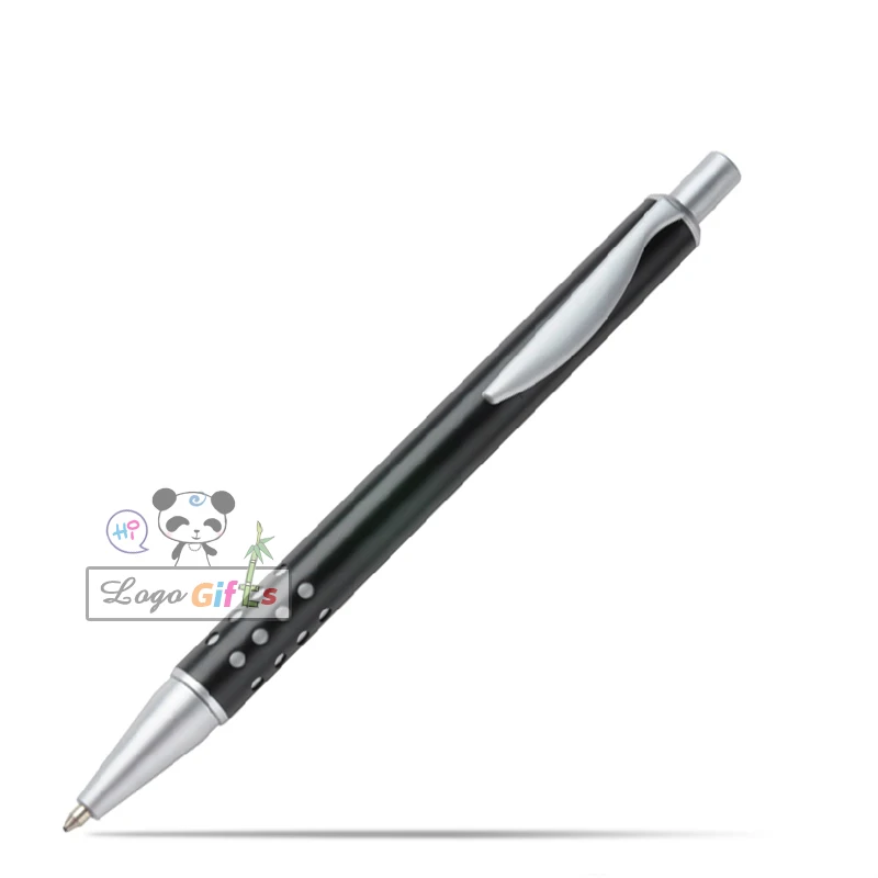 

Star dots on pen body cute Metal ball point pen custom free with any logo on the pen body pdf and cdr logo is supported