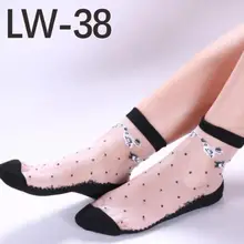 10 пар модных женских кружевных гофрированных голеностопных носков мягкие удобные прозрачные шелковые хлопковые эластичные сетчатые вязаные прозрачные женские носки с оборкой