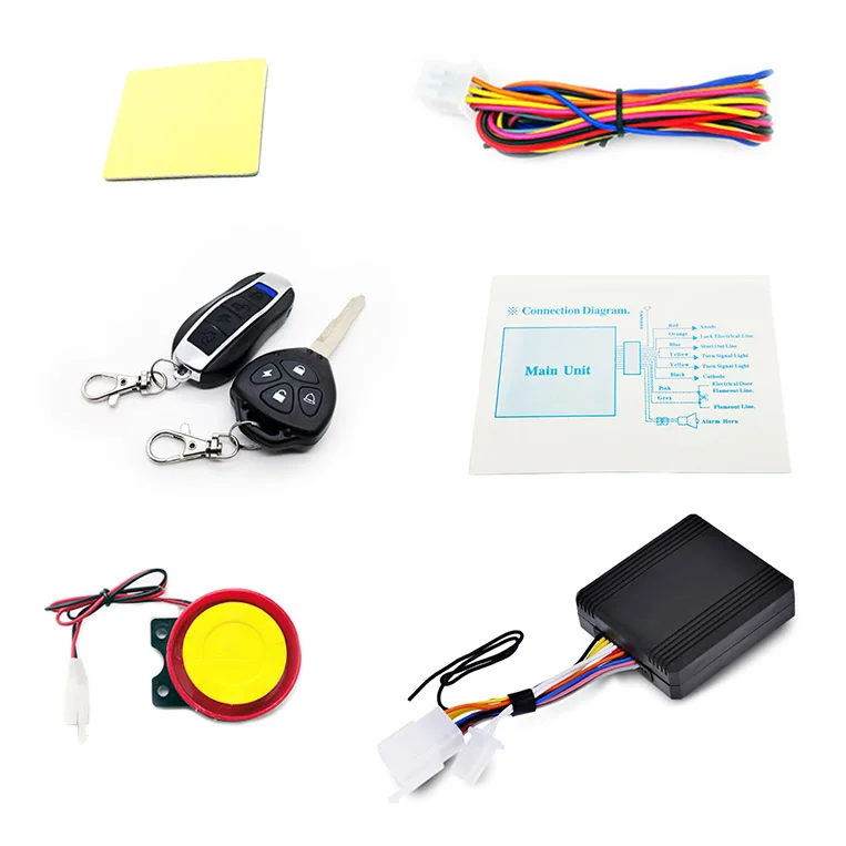 12v Универсальный Мотоцикл Скутер компактная система охранной сигнализации