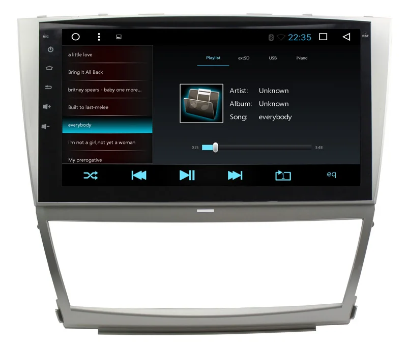 Perfect Octa-Core Android 8.1 car dvd player For Toyota Camry 40 2006-2011 with Radio BT AUX GPS WIFI Stereo Capacitive screen+2G+32GB 1