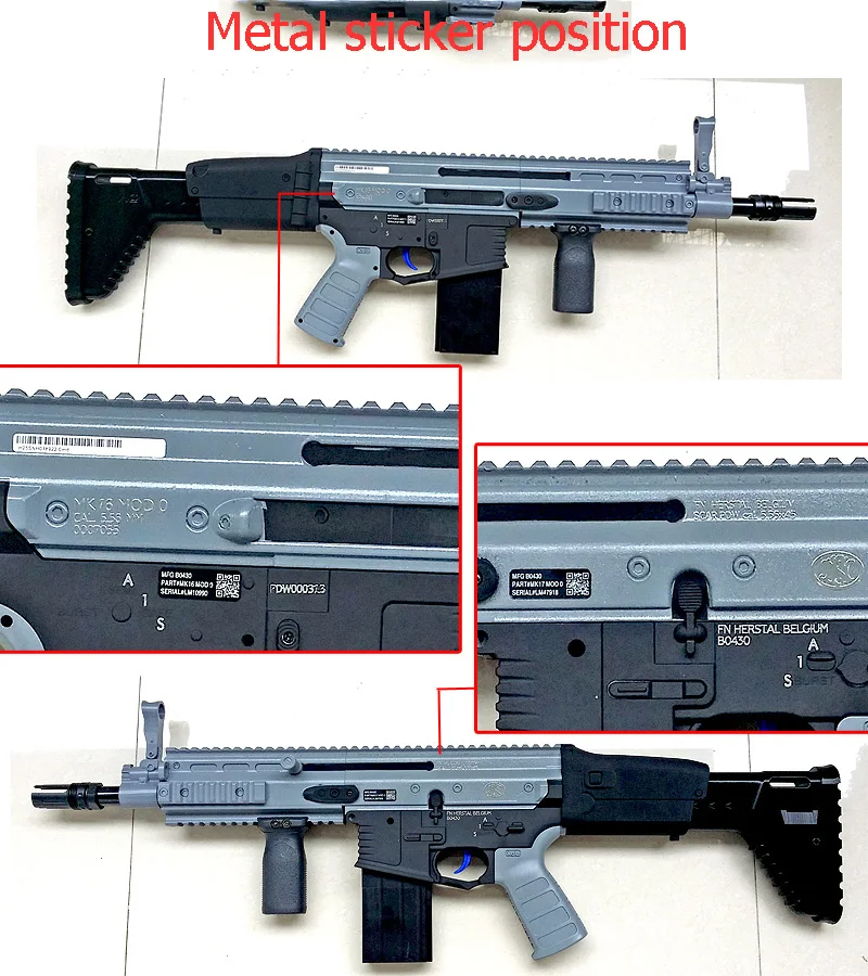 PB игривый мешок гелевые шаровые Пистолеты для jinming шрам DIY металлическая наклейка