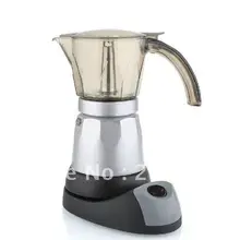 220 Автоматическая электрическая плита moka Кофеварка эспрессо, кофейник Mocha, простой в использовании и безопасен, элегантный дизайн для настоящего времени