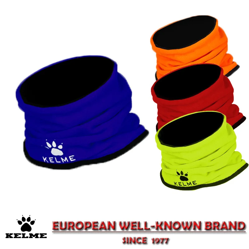 

KELME Thermal Fleece Scarfs Soccer Men Training Mask 2016 Neck Collar Circle Winter Warm Sports Wind Face Protection 06