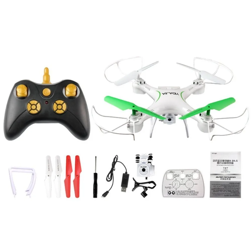 

WIFI FPV RC Drone With 0.3MP Camera 2.4g 6-Axis Radio-Controlled Fixed Height Helicopter Drone Folding Quadcopters