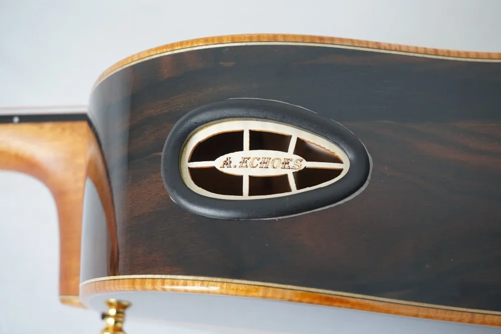 Yulong Guo A-ECHOES бренд все твердые двойной кедр Топ Акустическая гитара модель SG03DCZ