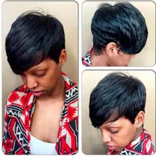 In Stock Women Lady Fashion Synthetic Short Straight Black Color Women's Wigs Natural Hair Wigs Peluca Gift Dropshipping In Stock Women Lady Fashion Synthetic Short Straight Black Color Women's Wigs Natural Hair Wigs Peluca Gift Dropshipping