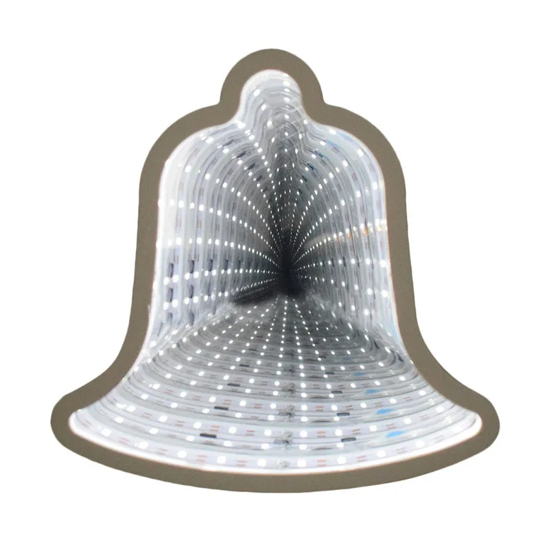  LED Night Light Space-time Mirror Tunnel Lamp Holiday Home Decor Night Light Led Garland Light Luces 40DC1202