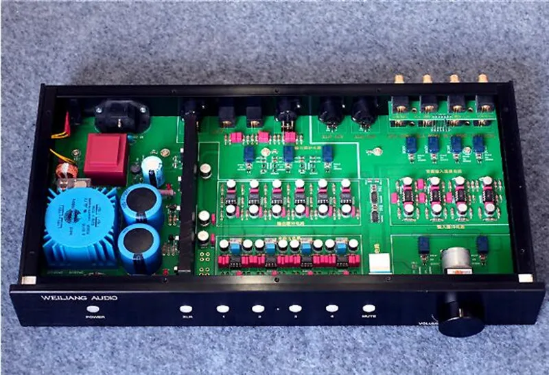 M-020 полностью XLR RCA вход предусилитель аудио XLR/RCA Предварительный усилитель исследование MBL6010 схема