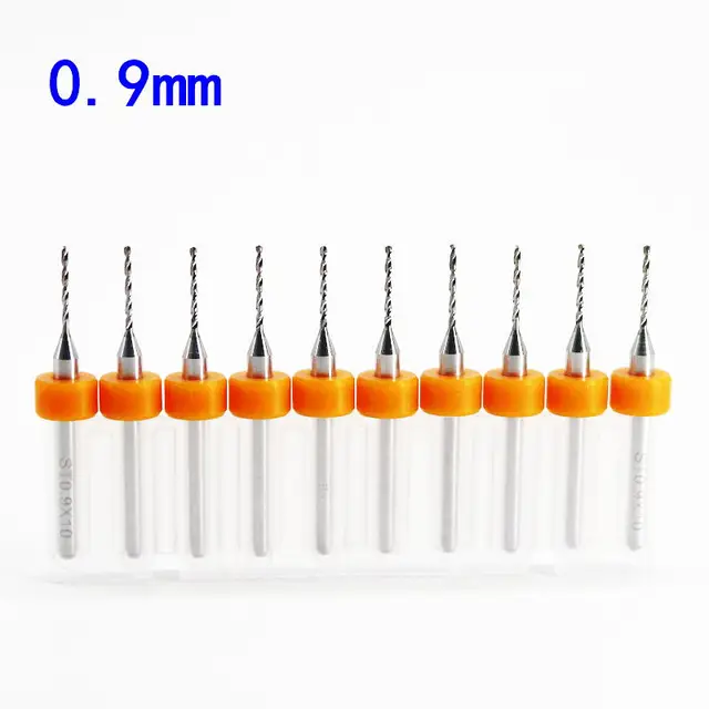 the world\u0027s leading precision cutting tool store small ordersfree shipping 10pcs 0 9mm pcb mini drill bit tungsten steel carbide for print circuit board cnc drill bits attachments for engra
